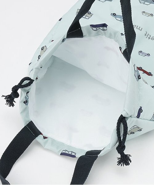 petit main（プティマイン）の「お着替え巾着/L（トートバッグ・キッズ・ライトピンク/ライトグリーン・F）」の7枚目の写真