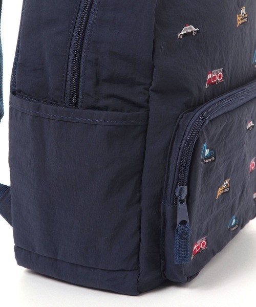 BAYFLOW（ベイフロー）の「[急な雨でも安心!撥水機能付き]アソート刺繍リュック(KIDS)（バックパック/リュック・キッズ・ラベンダー/グレー/ピンク/ネイビー・MEDIUM/LARGE）」の5枚目の写真