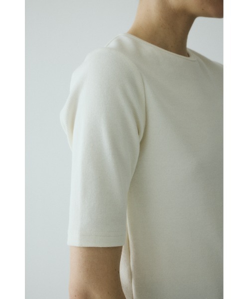 Back ribbon cut top バックリボンカットトップ（Tシャツ