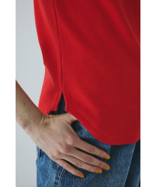 Back ribbon cut top バックリボンカットトップ（Tシャツ