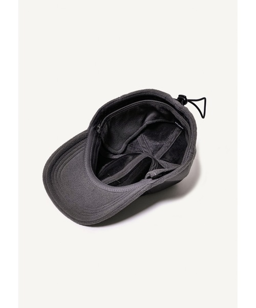 APPLEBUM(アップルバム)の「Fleece Flap Cap(キャップ・メンズ・ブラック/グレー・FREE)」の4枚目の写真