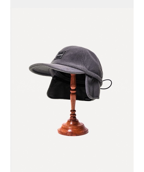 APPLEBUM(アップルバム)の「Fleece Flap Cap(キャップ・メンズ・ブラック/グレー・FREE)」の5枚目の写真