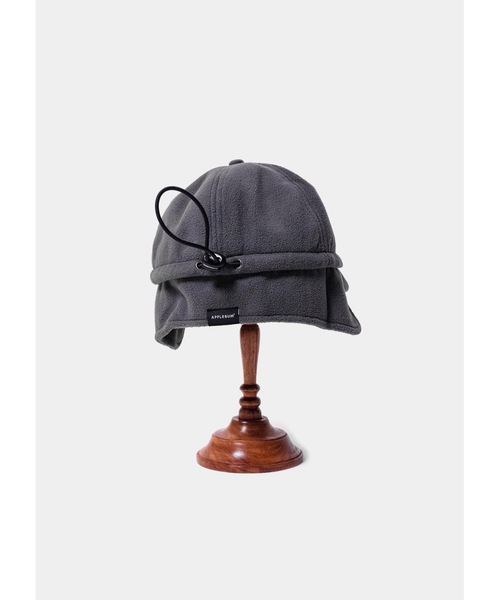 APPLEBUM(アップルバム)の「Fleece Flap Cap(キャップ・メンズ・ブラック/グレー・FREE)」の6枚目の写真