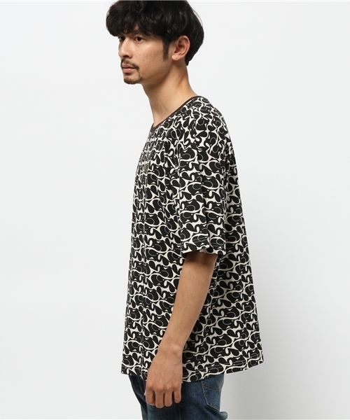 ALDIES（アールディーズ）の「SPACELORZ 『27PATTERN Big T』 27パターンビッグT（Tシャツ/カットソー・メンズ・ホワイト/ブラック・SMALL）」の3枚目の写真