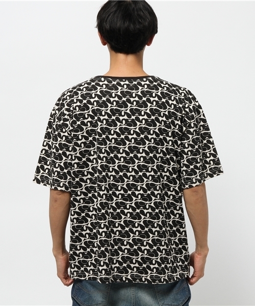 ALDIES（アールディーズ）の「SPACELORZ 『27PATTERN Big T』 27パターンビッグT（Tシャツ/カットソー・メンズ・ホワイト/ブラック・SMALL）」の4枚目の写真