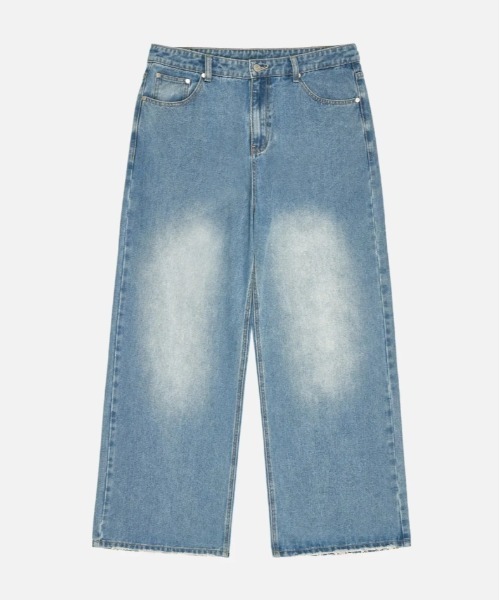 Vini（ヴィニ）の「【Vini】ワイドウォッシュデニムパンツ（デニムパンツ・レディース・グレー/ブルー系その他/インディゴブルー・L/M/XL）」の16枚目の写真