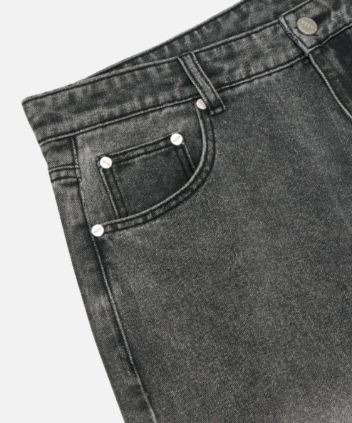 Vini（ヴィニ）の「【Vini】ワイドウォッシュデニムパンツ（デニムパンツ・レディース・グレー/ブルー系その他/インディゴブルー・L/M/XL）」の6枚目の写真