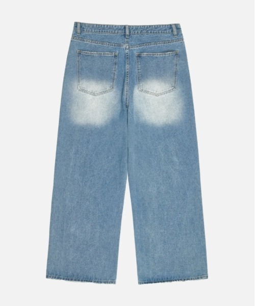 Vini（ヴィニ）の「【Vini】ワイドウォッシュデニムパンツ（デニムパンツ・レディース・グレー/ブルー系その他/インディゴブルー・L/M/XL）」の17枚目の写真