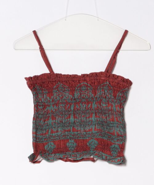 チャイハネ（チャイハネ）の「【チャイハネ】ロエティチューブトップ（チューブトップ・レディース・オレンジ/ホワイト/ブラック・FREE）」の3枚目の写真