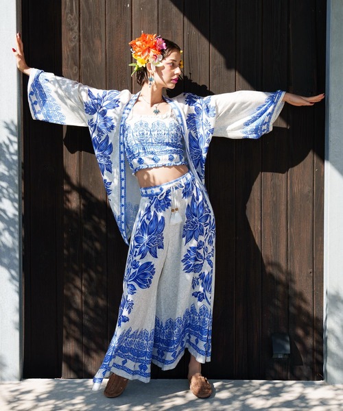 チャイハネ（チャイハネ）の「【チャイハネ】ロエティチューブトップ（チューブトップ・レディース・オレンジ/ホワイト/ブラック・FREE）」の15枚目の写真