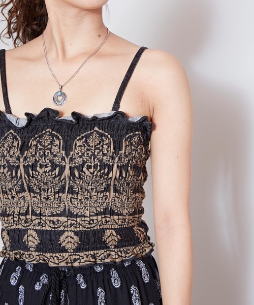 チャイハネ（チャイハネ）の「【チャイハネ】ロエティチューブトップ（チューブトップ・レディース・オレンジ/ホワイト/ブラック・FREE）」の17枚目の写真