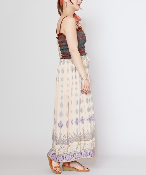 チャイハネ（チャイハネ）の「【チャイハネ】ロエティチューブトップ（チューブトップ・レディース・オレンジ/ホワイト/ブラック・FREE）」の11枚目の写真