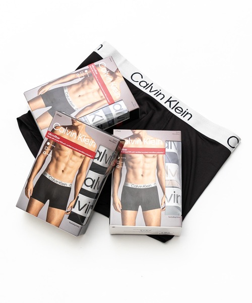 Calvin Klein(カルバン・クライン)の「Calvin Klein カルバンクライン Underwear Trunk 3PK アンダーウェアローライズボクサーパンツ3枚セット(ボクサーパンツ・メンズ・ブラック/マルチ/その他・S/M/L)」の9枚目の写真