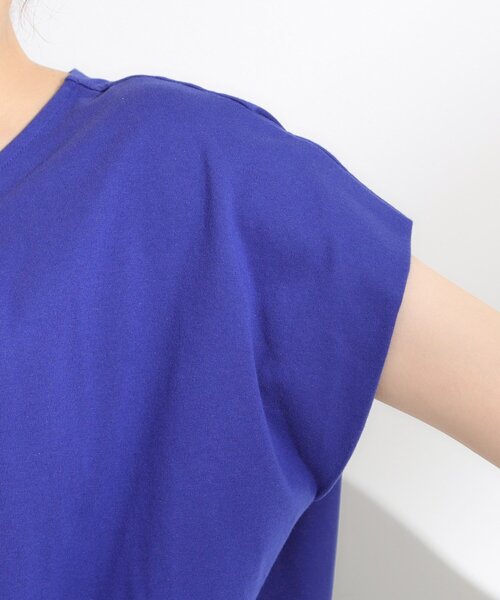 SHOO・LA・RUE(シューラルー)の「【S-LL】インせず着られる 異素材使い デザイントップス(Tシャツ/カットソー・レディース・ブラウン系その他/ブラック/ブルー系その他・04/03/02/01)」の20枚目の写真