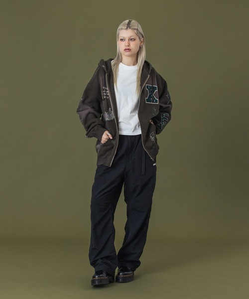 XLARGE（エクストララージ）の「TRACK NYLON PANTS（その他パンツ・メンズ・ブラック/ネイビー/オリーブ・L/XL/S/M）」の9枚目の写真