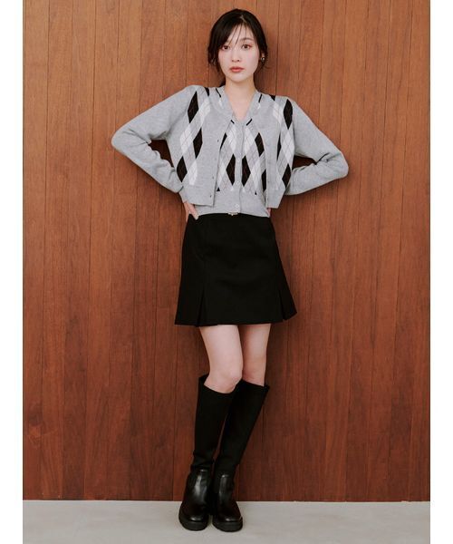 アーガイルカーディガン（カーディガン/ボレロ）｜SNIDEL