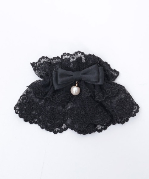クマ刺繍お袖留め（ブレスレット）｜Chalmiere（シャルミエール）の