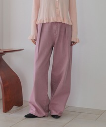 週末限定値下げ！】ATTISESSION ペイントパンツ 38 パープル 週末限定