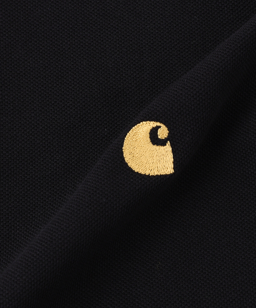 Carhartt WIP(カーハートダブリューアイピー)の「CARHARTT WIP / カーハート ダブリューアイピー S/S CHASE PIQUE POLOSHIRTS I023807(Tシャツ/カットソー・メンズ・ブラック/ピンク/ライトグリーン・LARGE/MEDIUM)」の7枚目の写真