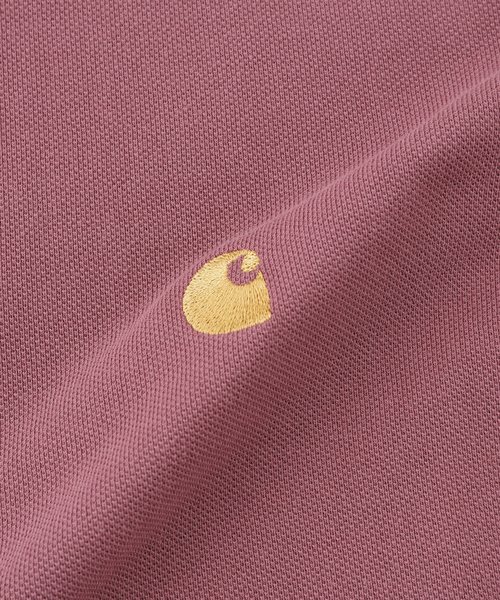 Carhartt WIP(カーハートダブリューアイピー)の「CARHARTT WIP / カーハート ダブリューアイピー S/S CHASE PIQUE POLOSHIRTS I023807(Tシャツ/カットソー・メンズ・ブラック/ピンク/ライトグリーン・LARGE/MEDIUM)」の9枚目の写真