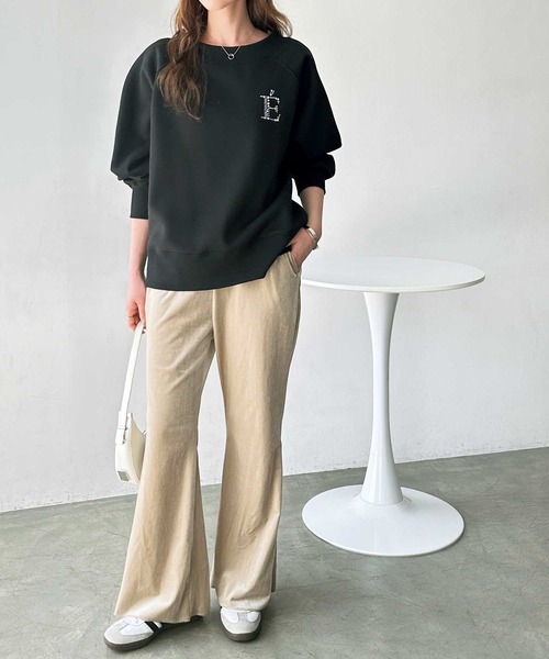 GeeRA(ジーラ)の「【S-XLサイズ展開】-3kg見え!ベロアフレアイージーパンツ(その他パンツ・レディース・ブラウン/ベージュ/ブラック・SMALL/MEDIUM/LARGE/X-LARGE)」の21枚目の写真