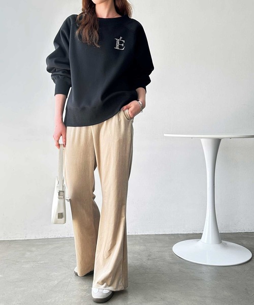 GeeRA(ジーラ)の「【S-XLサイズ展開】-3kg見え!ベロアフレアイージーパンツ(その他パンツ・レディース・ブラウン/ベージュ/ブラック・SMALL/MEDIUM/LARGE/X-LARGE)」の22枚目の写真