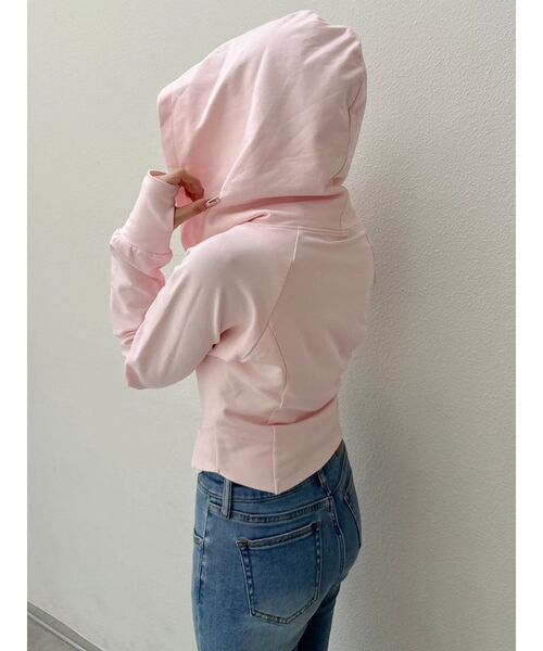 dazzlin（ダズリン）の「【吉田朱里】UVコンパクトパーカー（パーカー・レディース・ブラック/ピンク/ベージュ・FREE）」の11枚目の写真