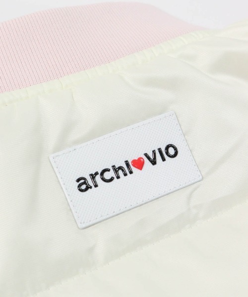 archivio(アルチビオ)の「<LADIES>ベロア×中綿ブルゾン(ブルゾン・レディース・ブラック/ホワイト/ピンク・L/M/S)」の12枚目の写真