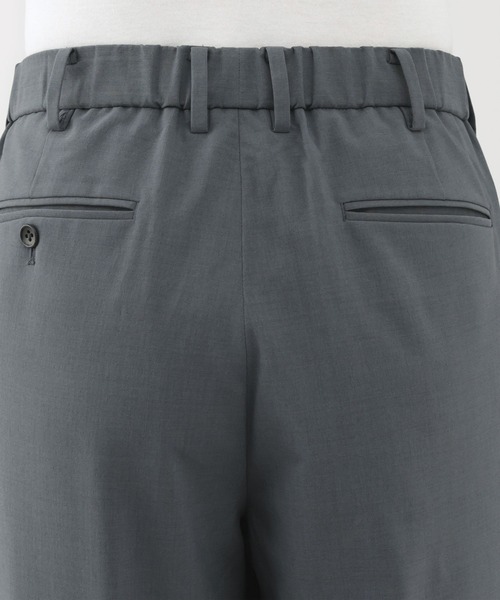 無印良品（ムジルシリョウヒン）の「紳士　撥水ストレッチワンタックパンツ（その他パンツ・メンズ・ブラック/チャコールグレー/ダークネイビー・S/M/L/XL）」の14枚目の写真