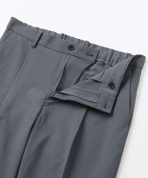 無印良品（ムジルシリョウヒン）の「紳士　撥水ストレッチワンタックパンツ（その他パンツ・メンズ・ブラック/チャコールグレー/ダークネイビー・S/M/L/XL）」の15枚目の写真