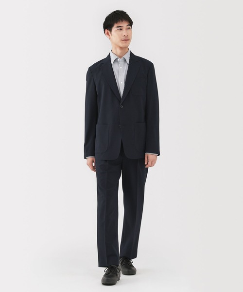 無印良品（ムジルシリョウヒン）の「紳士　撥水ストレッチワンタックパンツ（その他パンツ・メンズ・ブラック/チャコールグレー/ダークネイビー・S/M/L/XL）」の18枚目の写真