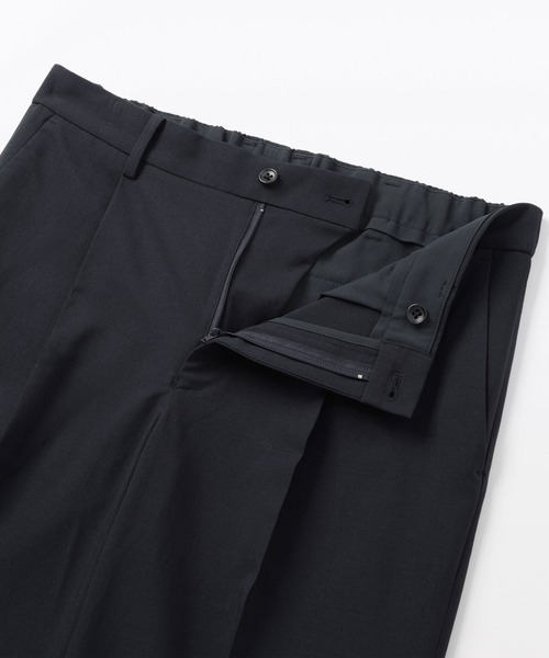無印良品（ムジルシリョウヒン）の「紳士　撥水ストレッチワンタックパンツ（その他パンツ・メンズ・ブラック/チャコールグレー/ダークネイビー・S/M/L/XL）」の19枚目の写真