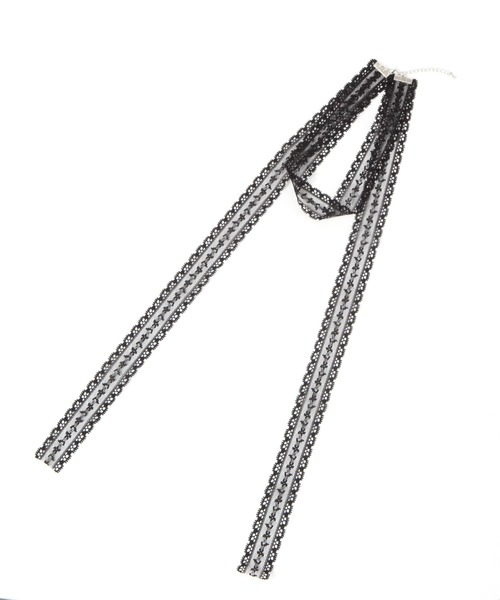 Heather（ヘザー）の「レースチョーカー　590709（チョーカー・レディース・ホワイト/ブラック・ONE SIZE）」の2枚目の写真