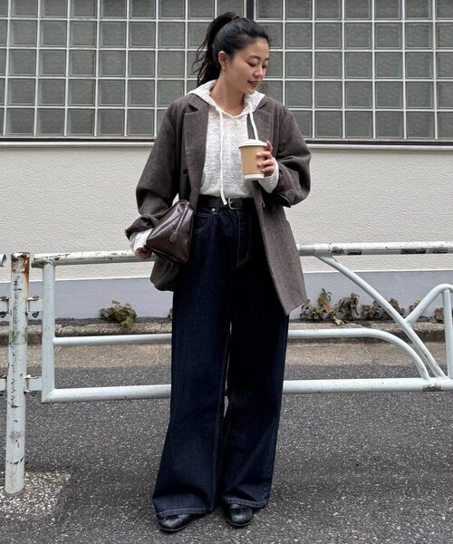 CIAOPANIC TYPY（チャオパニックティピー）の「スキッパーレースフーディー（Tシャツ/カットソー・レディース・ホワイト/ブラック/アイボリー・ONE SIZE）」の6枚目の写真