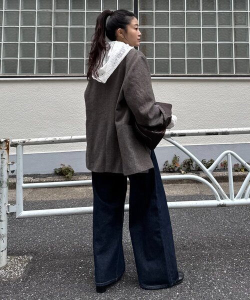 CIAOPANIC TYPY（チャオパニックティピー）の「スキッパーレースフーディー（Tシャツ/カットソー・レディース・ホワイト/ブラック/アイボリー・ONE SIZE）」の7枚目の写真