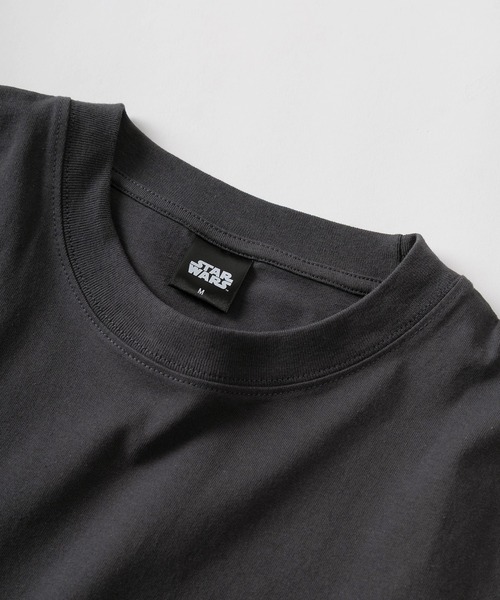 STAR WARS(スターウォーズ)の「【71】【STAR WARS/スターウォーズ】グラフィック プリント ロングスリーブ Tシャツ(Tシャツ/カットソー・レディース・アイボリー/ライトベージュ/チャコールグレー/ダークグレー・M/L/XL)」の9枚目の写真