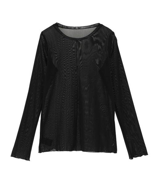 SOFFITTO（ソフィット）の「チュールシアープルオーバー（Tシャツ/カットソー・レディース・ブラック/モカ/オフホワイト・FREE）」の21枚目の写真
