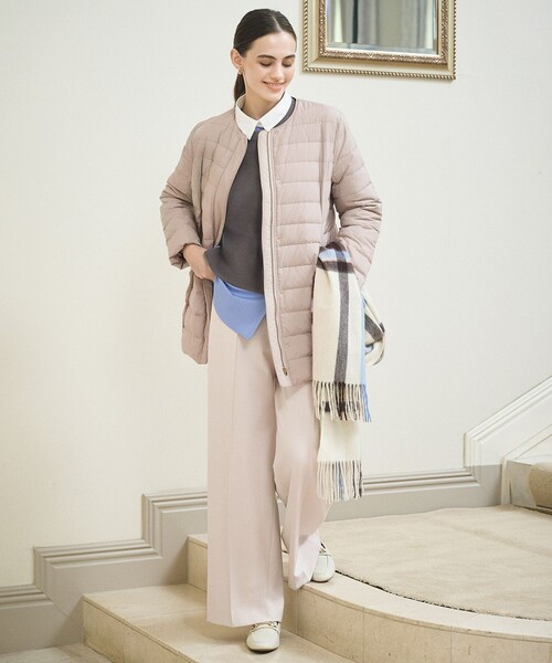 2WAY】ノーカラーミドル ダウン（ダウンジャケット/コート）｜ANY SIS