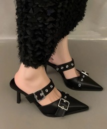 yuue' ( wear )（ユーイ）の「ダブルベルトミュールパンプス（パンプス）」