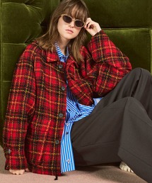 MAISON SPECIAL(]XyV)́sUNISEXtyItalian Dead Stock FabriczPrime-Over Raglan Sleeves Collared Blouson/vCI[o[OX[uݕtu]yMAISON SPECIAL/]XyVz(u])