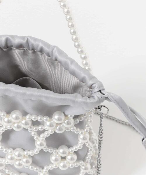 URBAN RESEARCH ROSSO WOMEN（アーバンリサーチ　ロッソ）の「ビーズデザインハンドバッグ（ハンドバッグ・レディース・グレー/ブラック・-）」の11枚目の写真