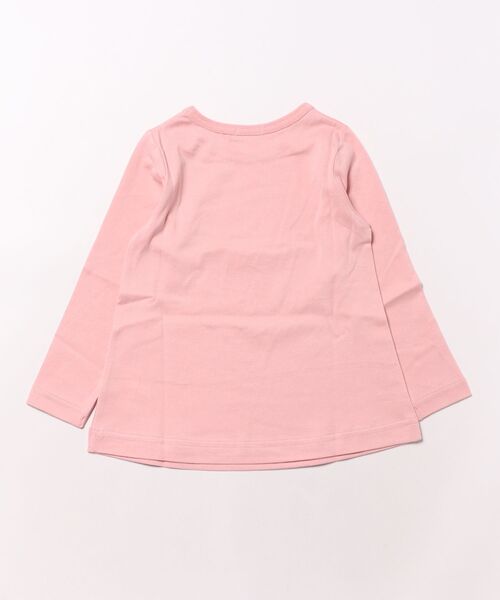 HAKKA KIDS（ハッカキッズ）の「コラージュフレンチブルプリント長袖Tシャツ（Tシャツ/カットソー・キッズ・オフホワイト/ピンク・100cm/110cm/120cm/130cm）」の3枚目の写真