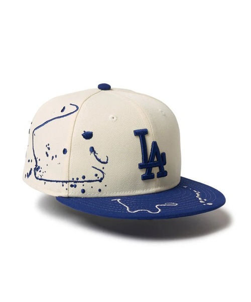 NEW ERA（ニューエラ）の「NEW ERA/ニューエラ Youth 9FIFTY Dripping キッズ キャップ 14671559/14671560（キャップ・キッズ・ネイビー/ホワイト・YOUTH）」の2枚目の写真