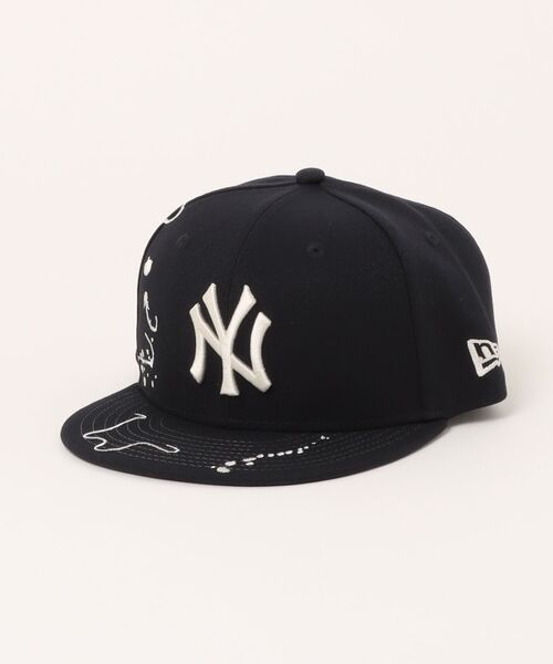 NEW ERA（ニューエラ）の「NEW ERA/ニューエラ Youth 9FIFTY Dripping キッズ キャップ 14671559/14671560（キャップ・キッズ・ネイビー/ホワイト・YOUTH）」の21枚目の写真