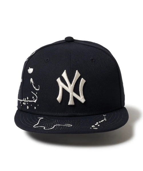 NEW ERA（ニューエラ）の「NEW ERA/ニューエラ Youth 9FIFTY Dripping キッズ キャップ 14671559/14671560（キャップ・キッズ・ネイビー/ホワイト・YOUTH）」の12枚目の写真