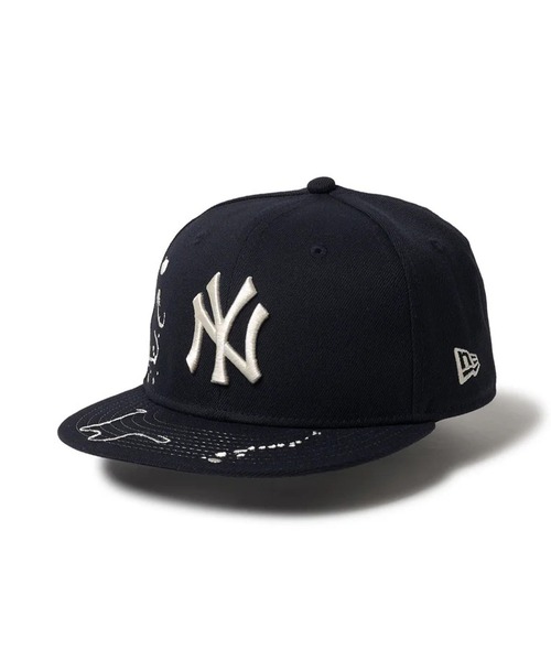 NEW ERA（ニューエラ）の「NEW ERA/ニューエラ Youth 9FIFTY Dripping キッズ キャップ 14671559/14671560（キャップ・キッズ・ネイビー/ホワイト・YOUTH）」の13枚目の写真