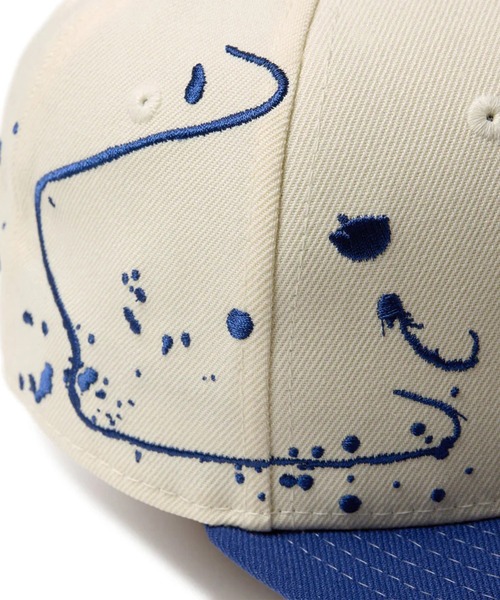 NEW ERA（ニューエラ）の「NEW ERA/ニューエラ Youth 9FIFTY Dripping キッズ キャップ 14671559/14671560（キャップ・キッズ・ネイビー/ホワイト・YOUTH）」の9枚目の写真