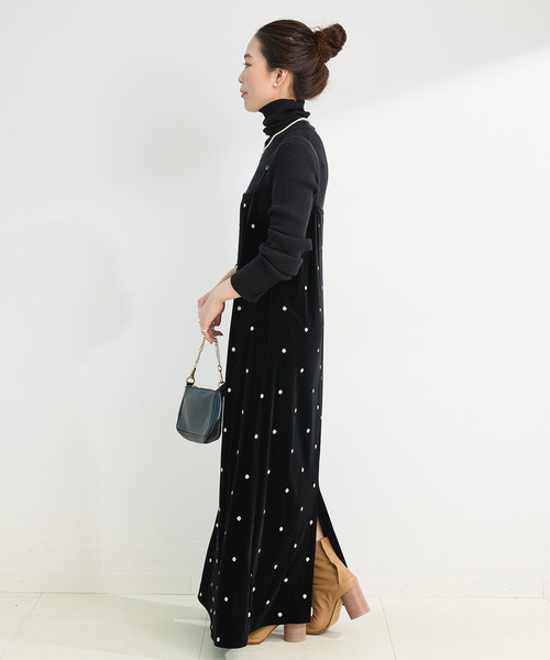 Simplicite(サンプリシテ)の「ウォッシャブル / タートルリブニット(ニット/セーター・レディース・ホワイト/ブラック/ウッド・FREE)」の6枚目の写真