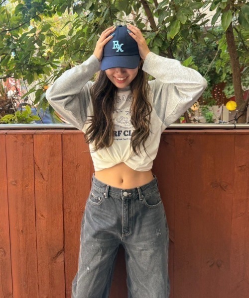 ROXY（ロキシー）の「RX COLOR CAP /ロキシーキッズワンポイント刺繍キャップ（帽子）（キャップ・キッズ・イエロー/ネイビー/ピンク/ブラック/ブルー/パープル・FREE）」の21枚目の写真