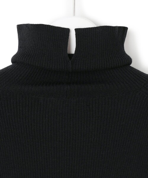 セール】ウーステッドウール リブタートル ボーダー ニット（ニット